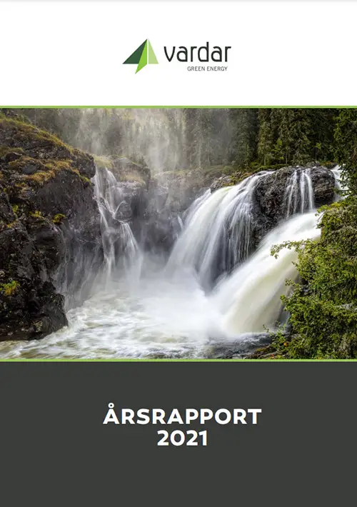 Vardar årsrapport 2021 forside