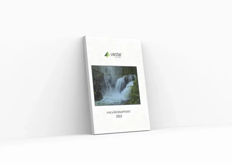 Vardar halvårsrapport forside