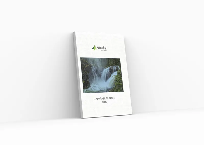 Vardar halvårsrapport forside